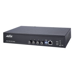 XC10-041-250 4-Port Power and Ethernet over Coax (EPoC) Switch