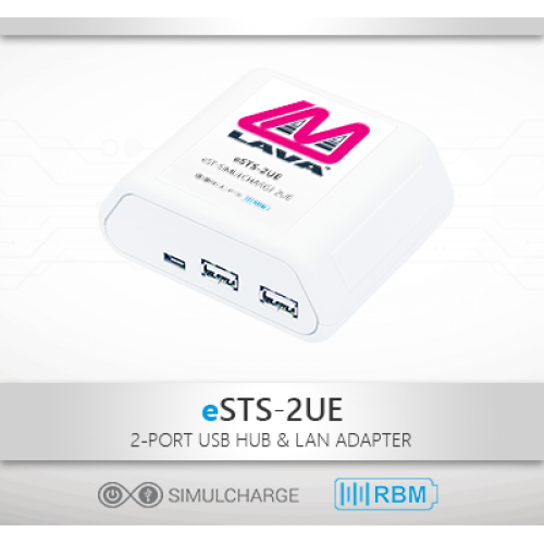 eSTS-2UE - Samsung Tablet 2 x USB Ethernet Adapter 