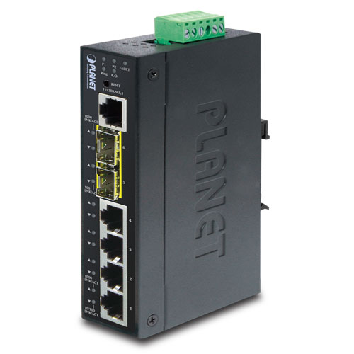 IGS-5225-4T2S - Industrial L2+ 4-Port 10/100/1000T + 2-Port 100/1000X SFP Managed Switch