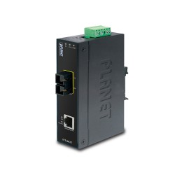 IFT-802TS15 - 10/100Base-TX to 100Base-FX Industrial Media Converter - 15km 