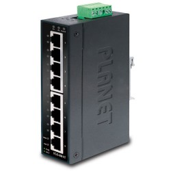 IGS-801T - 8-Port 10/100/1000T Industrial Gigabit Ethernet Switch (-40~75 degrees C)