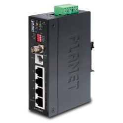 IVC-2002 - 4-Port 10/100Base-TX + 1-Port BNC / RJ-11 Industrial Ethernet Extender