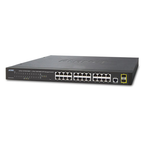 GS-4210-24T2S - 24-Port Layer 2 Managed Gigabit Ethernet Switch W/2 SFP Interfaces