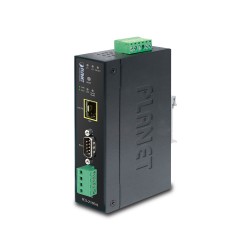 ICS-2105A - Industrial RS-232/RS-422/RS-485 over 100Base-FX Media Converter (Fiber, Vary on SFP module) 
