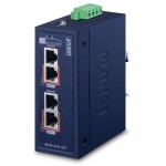 IPOE-270-12V Industrial 2-port Multi-Gigabit 802.3bt PoE++ Injector Hub  (12 to 56VDC Input)